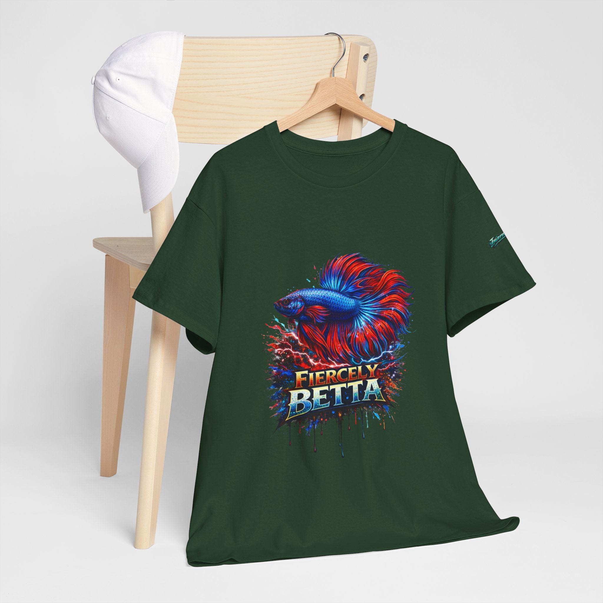 Betta Fish T-Shirt — Fiercely Betta Colorful Aquarium Fish Tee
