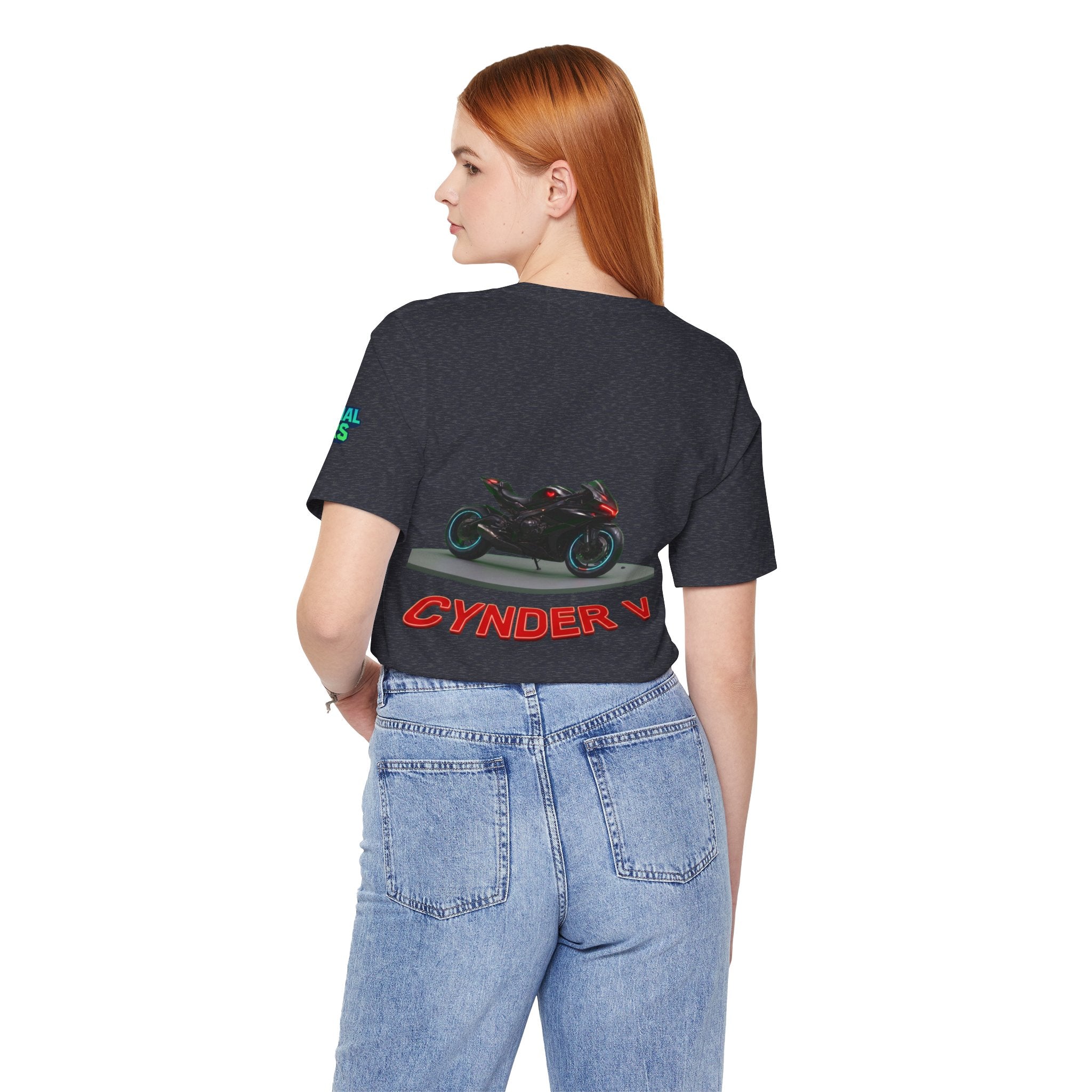 The Eternal Wars Motorcycle Tee — Cynder V Sportbike Graphic Shirt