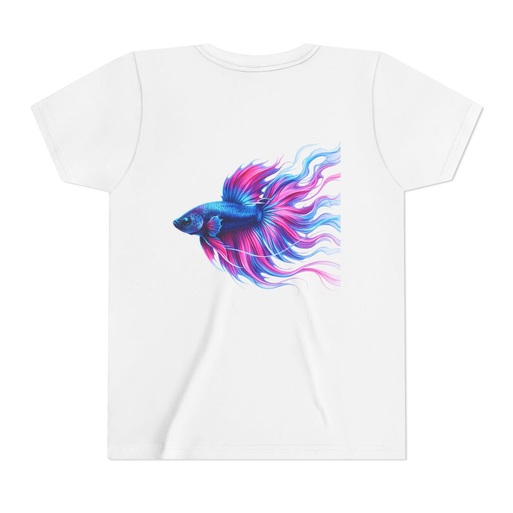 Youth Tee - Colorful Betta Fish Graphic Shirt