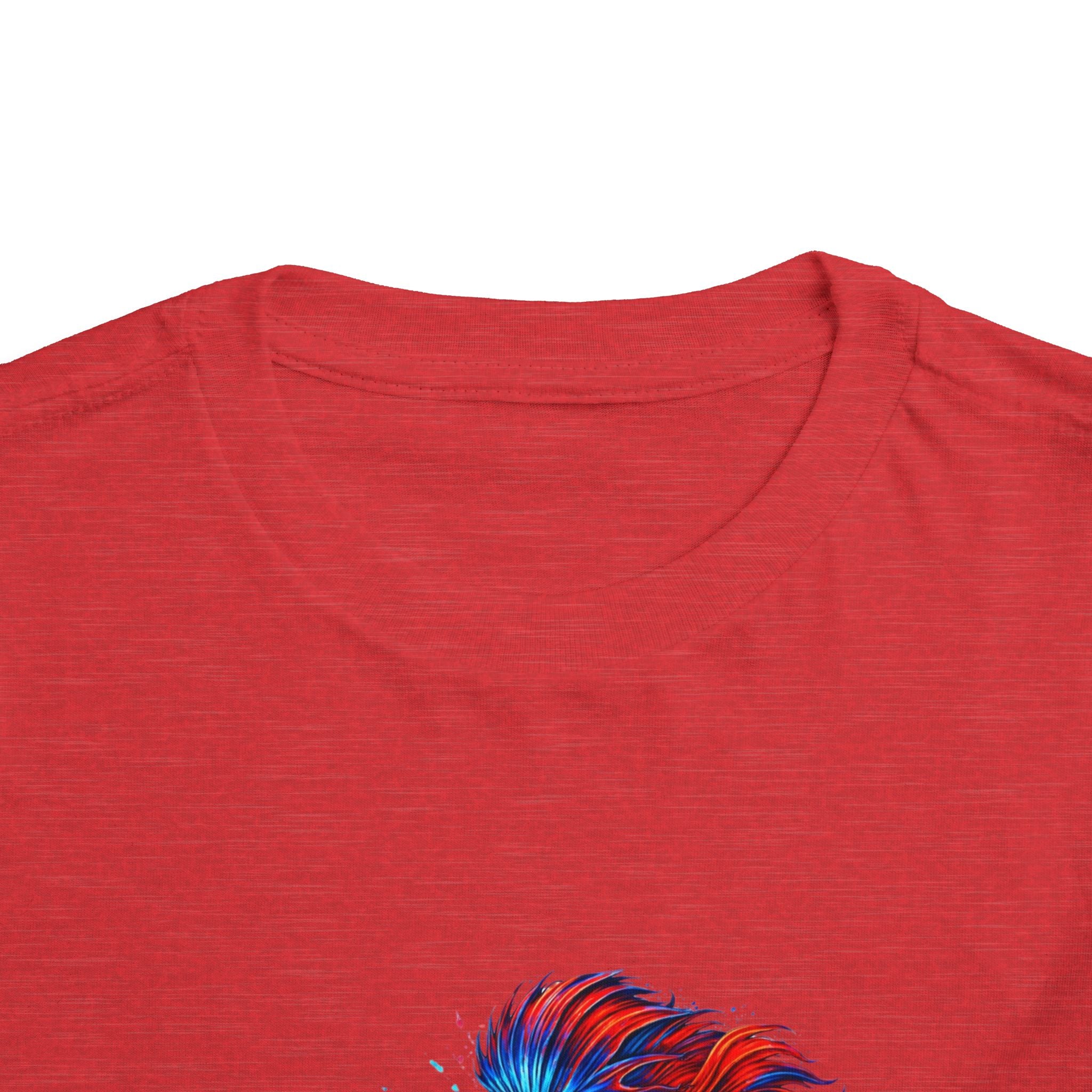 Toddler Tee - 'Fierce Betta' Colorful Betta Fish Graphic Shirt for Kids