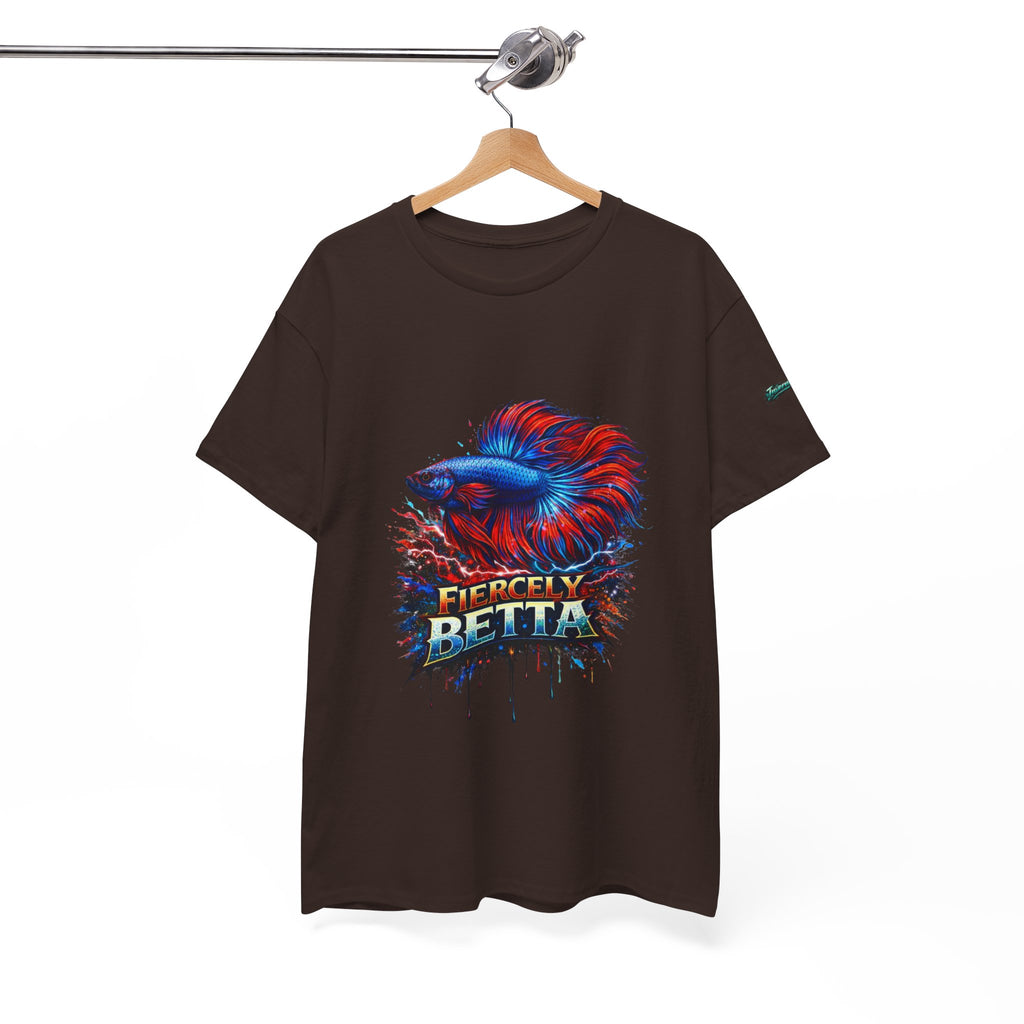 Betta Fish T-Shirt — Fiercely Betta Colorful Aquarium Fish Tee