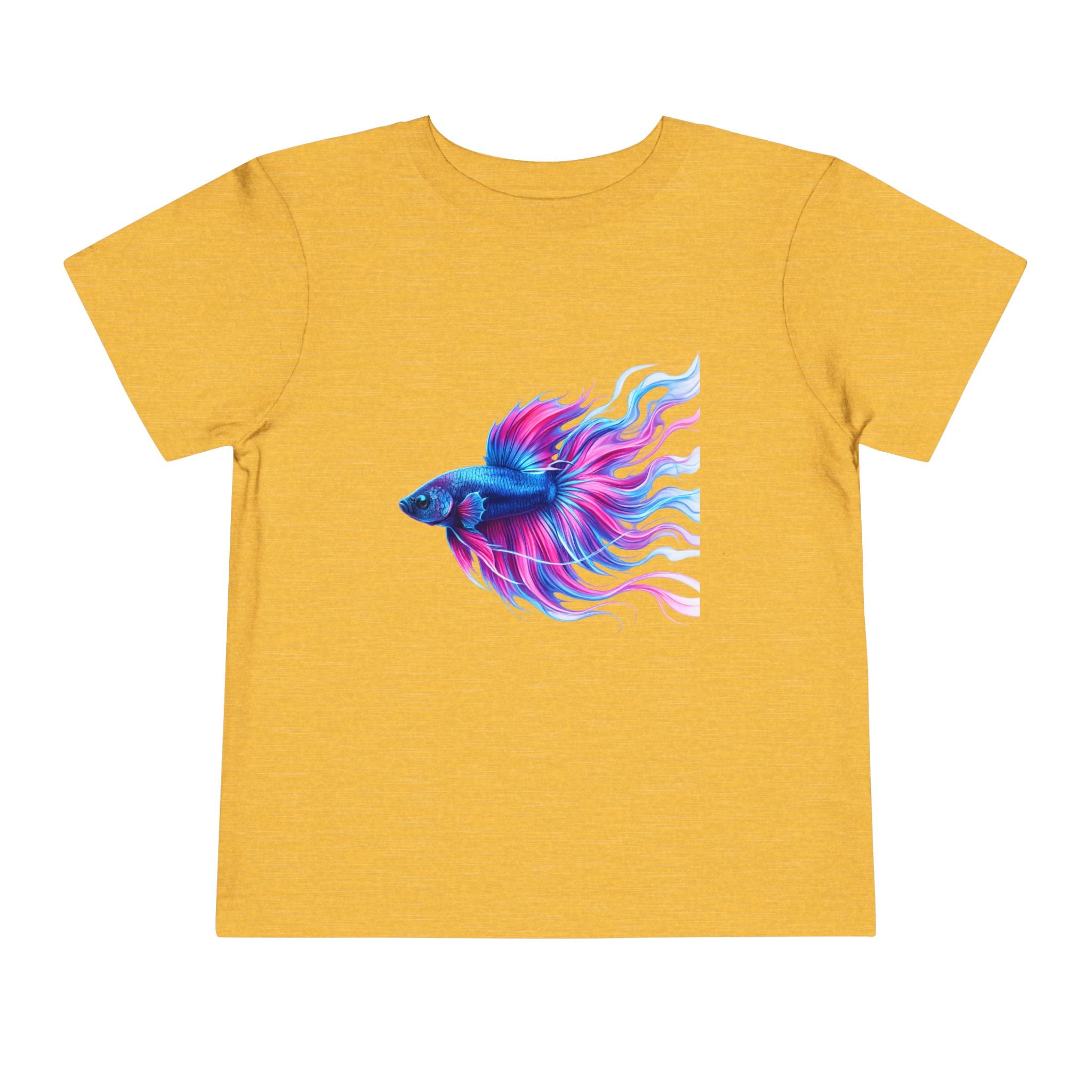 Toddler Tee — Colorful Betta Fish Graphic Kids Shirt