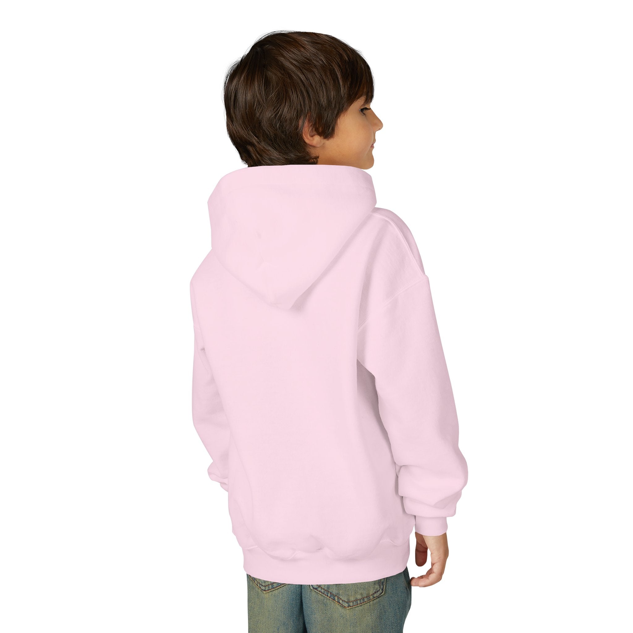 Youth Angelfish Hoodie - Colorful Aquarium Fish Graphic Sweatshirt