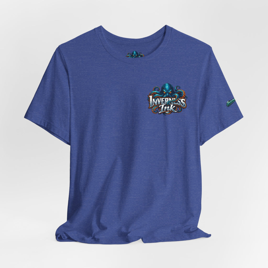 Betta Fish Graphic Tee — Vibrant Blue & Pink Aquatic Art T‑Shirt