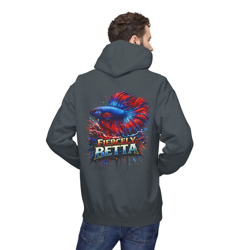 Fiercely Betta Hoodie – Colorful Betta Fish Graphic Pullover