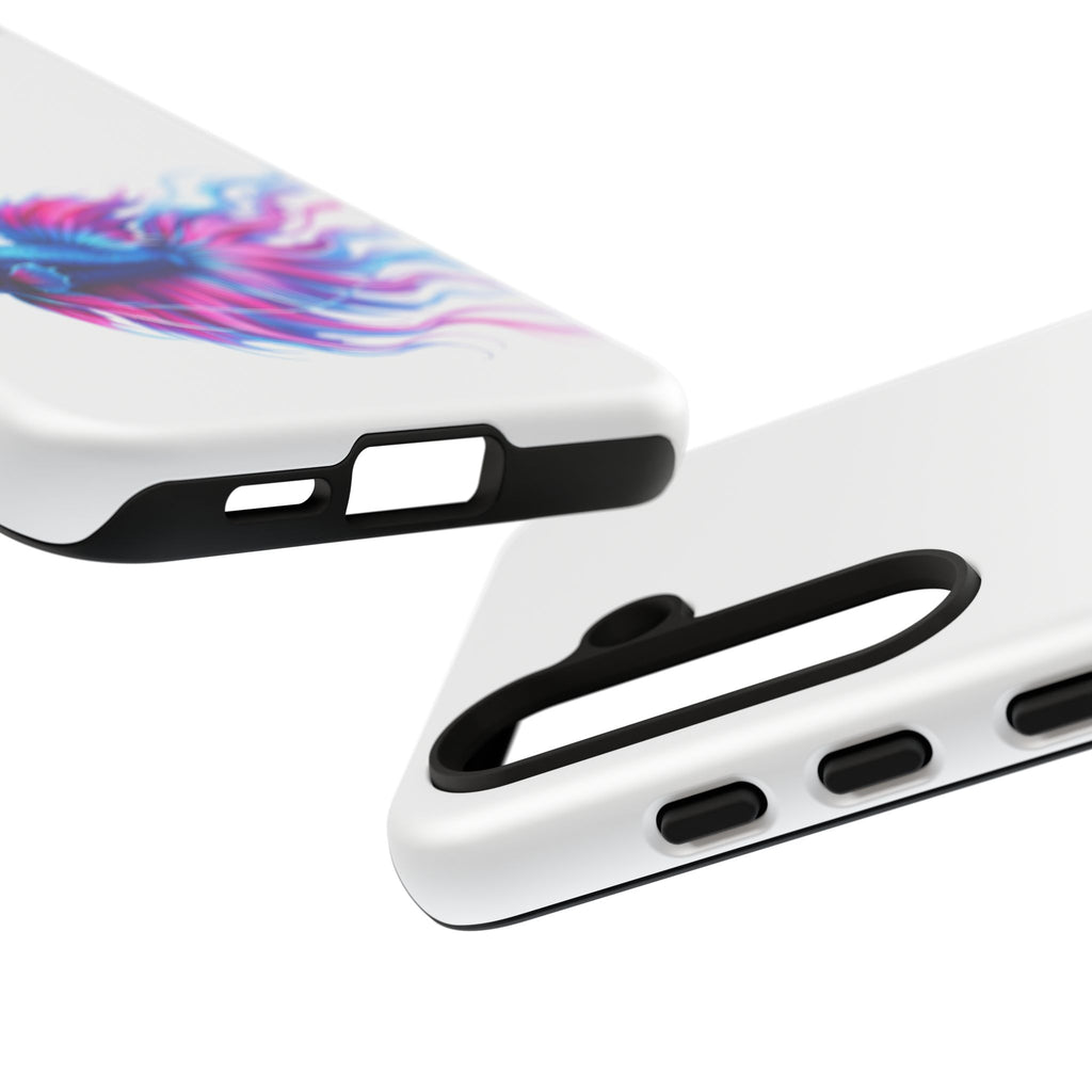 Betta Fish Tough Phone Case — Colorful Watercolor Fish Protective Cover