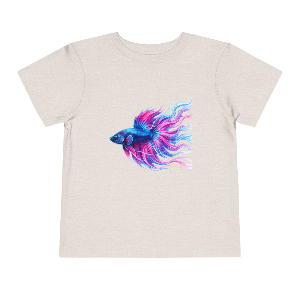 Toddler Tee — Colorful Betta Fish Graphic Kids Shirt