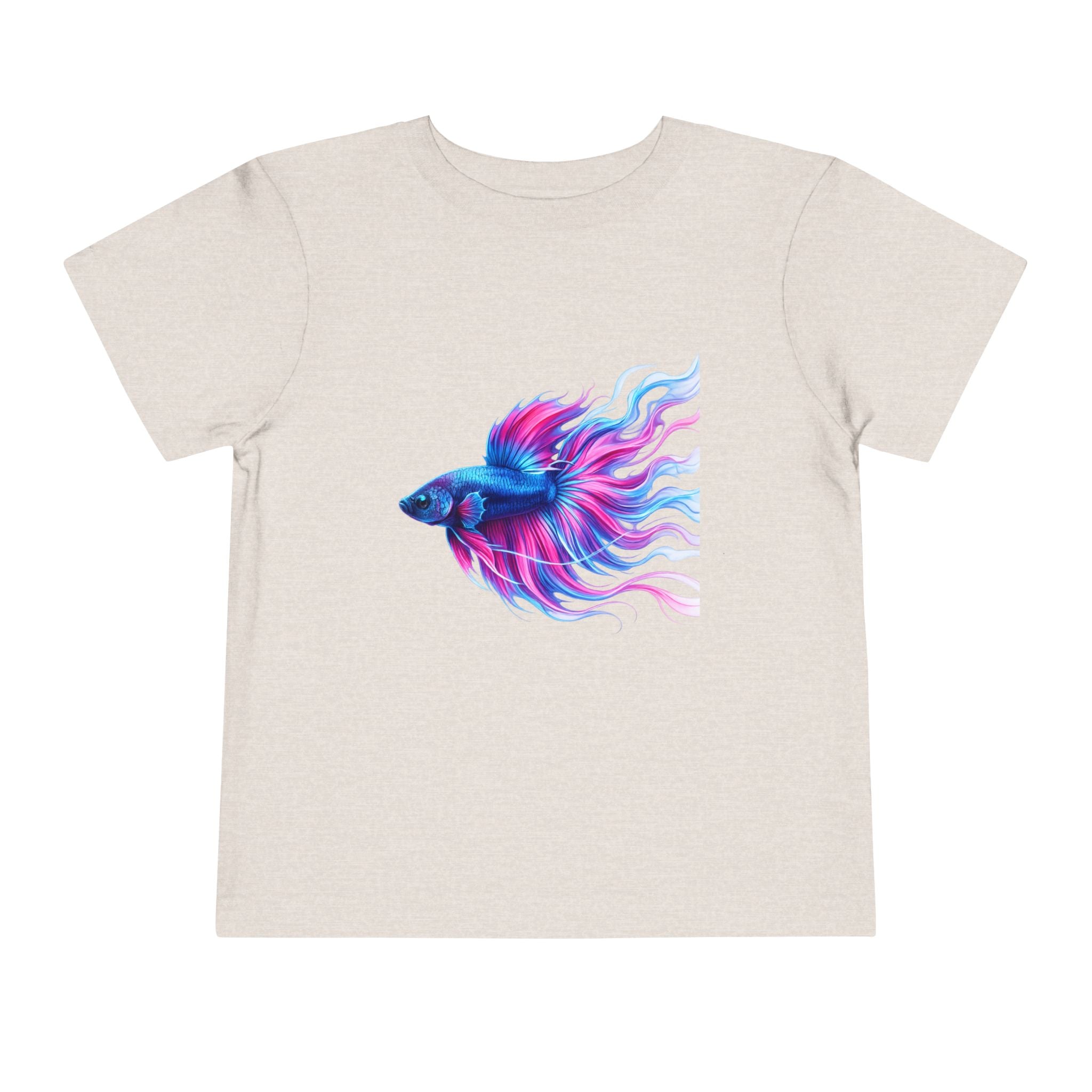 Toddler Tee — Colorful Betta Fish Graphic Kids Shirt