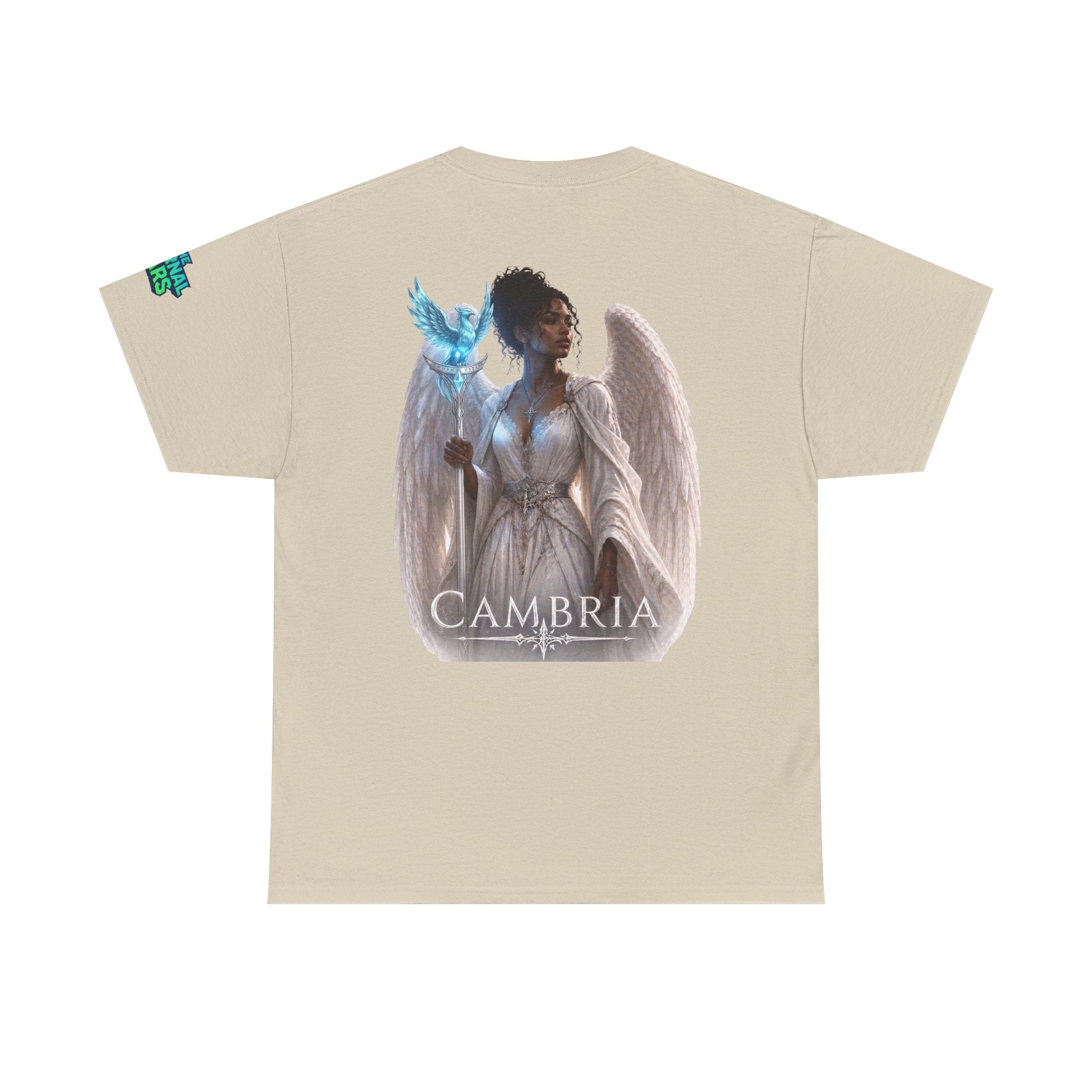 The Eternal Wars Graphic Tee – "Cambria" Winged Warrior Shirt