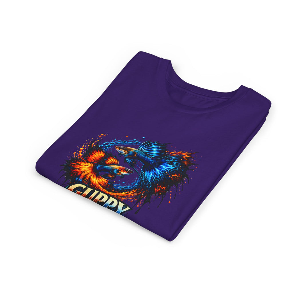 Fire & Ice Guppy – Youth "Neon Flare" Premium Tee