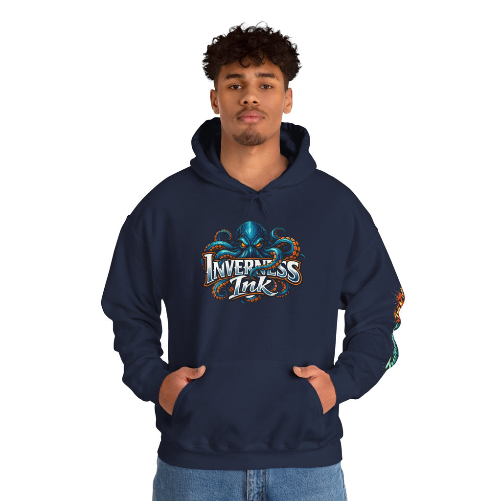 Electric Paint Betta — Artisan Series Hoodie — Inverness Ink Graphic Pullover