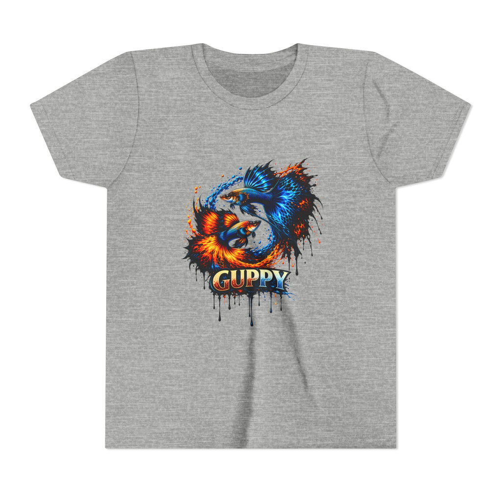 Fire & Ice Guppy – Youth "Neon Flare" Premium Tee