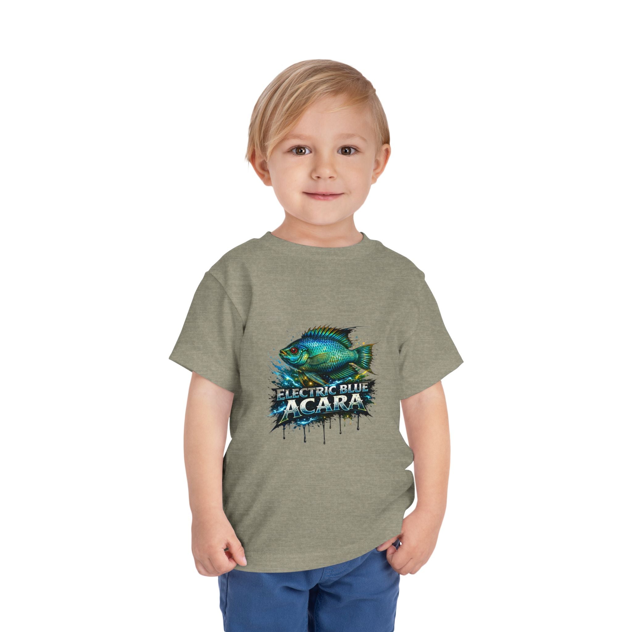 Electric Blue Acara – Toddler Graphic Tee