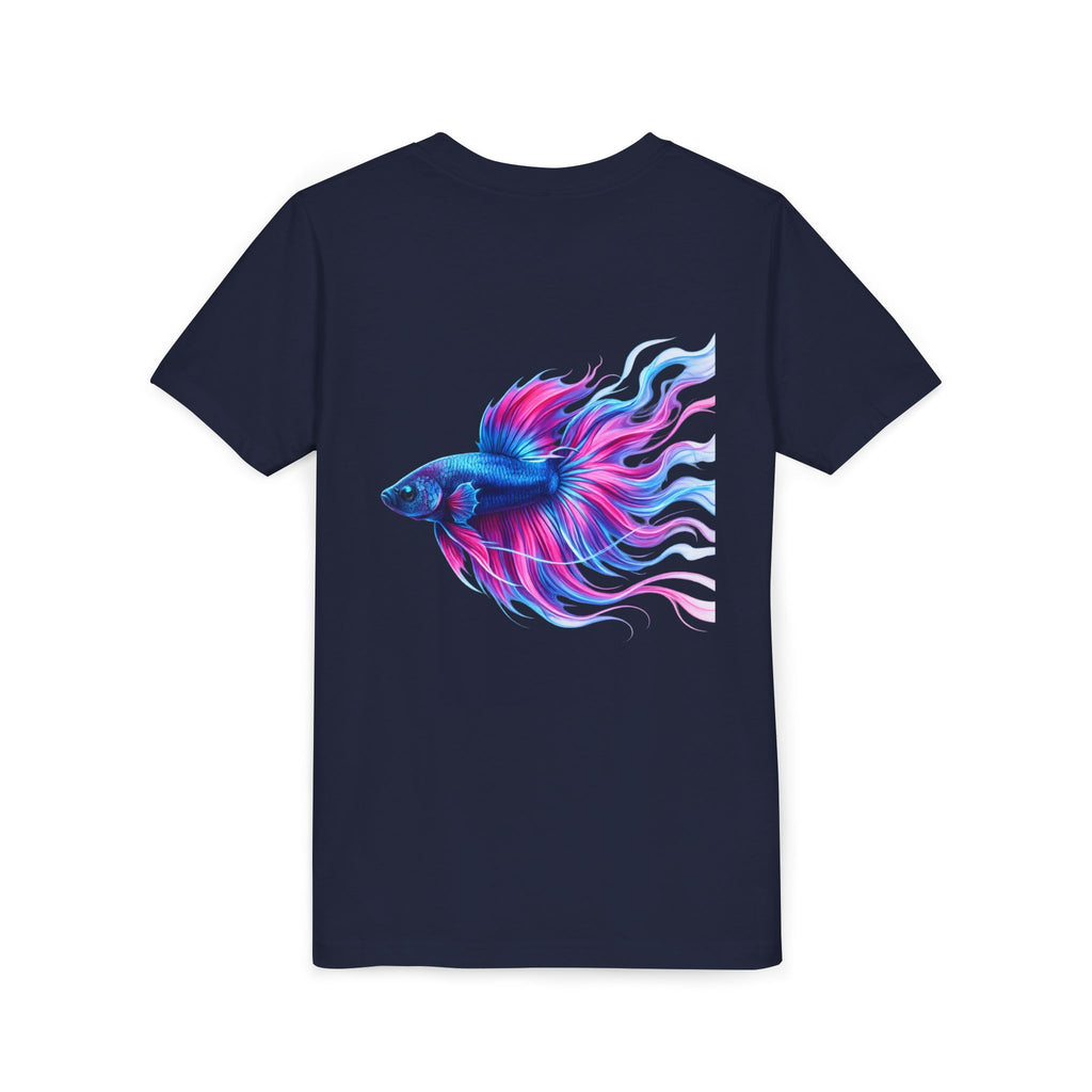 Youth Tee - Colorful Betta Fish Graphic Shirt