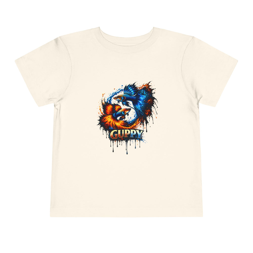 Fire & Ice Guppy – Toddler "Neon Flare" Premium Tee
