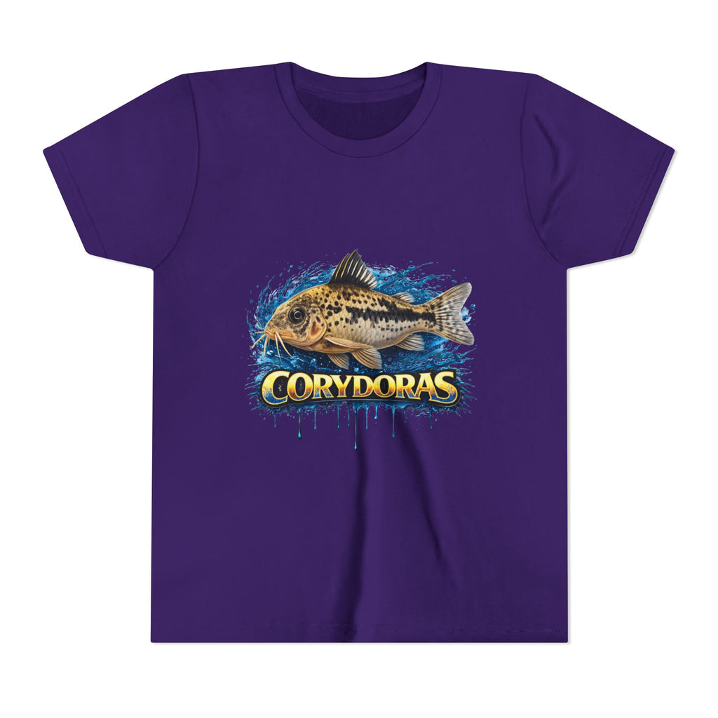 Corydoras Fish Youth Tee – Cute Aquarium Catfish Graphic Shirt