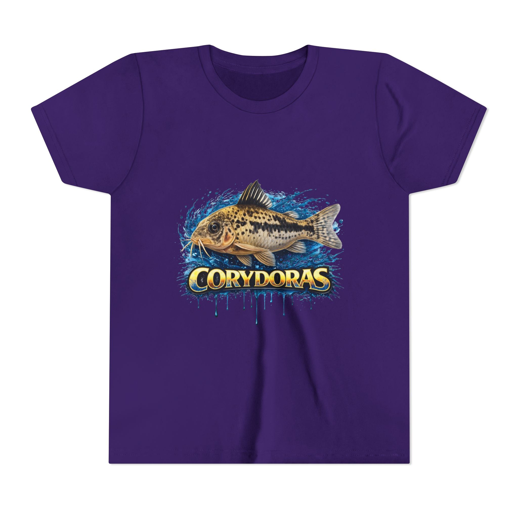 Corydoras Fish Youth Tee – Cute Aquarium Catfish Graphic Shirt