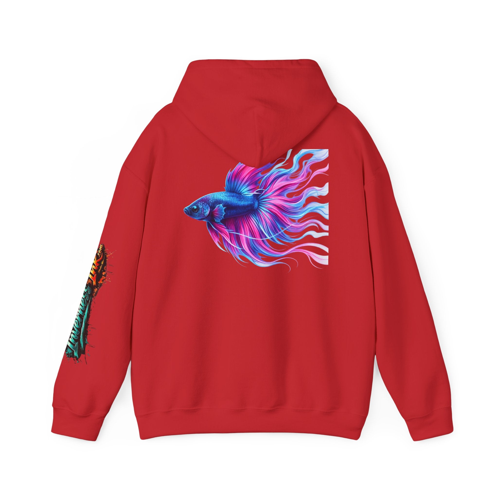 Electric Paint Betta — Artisan Series Hoodie — Inverness Ink Graphic Pullover