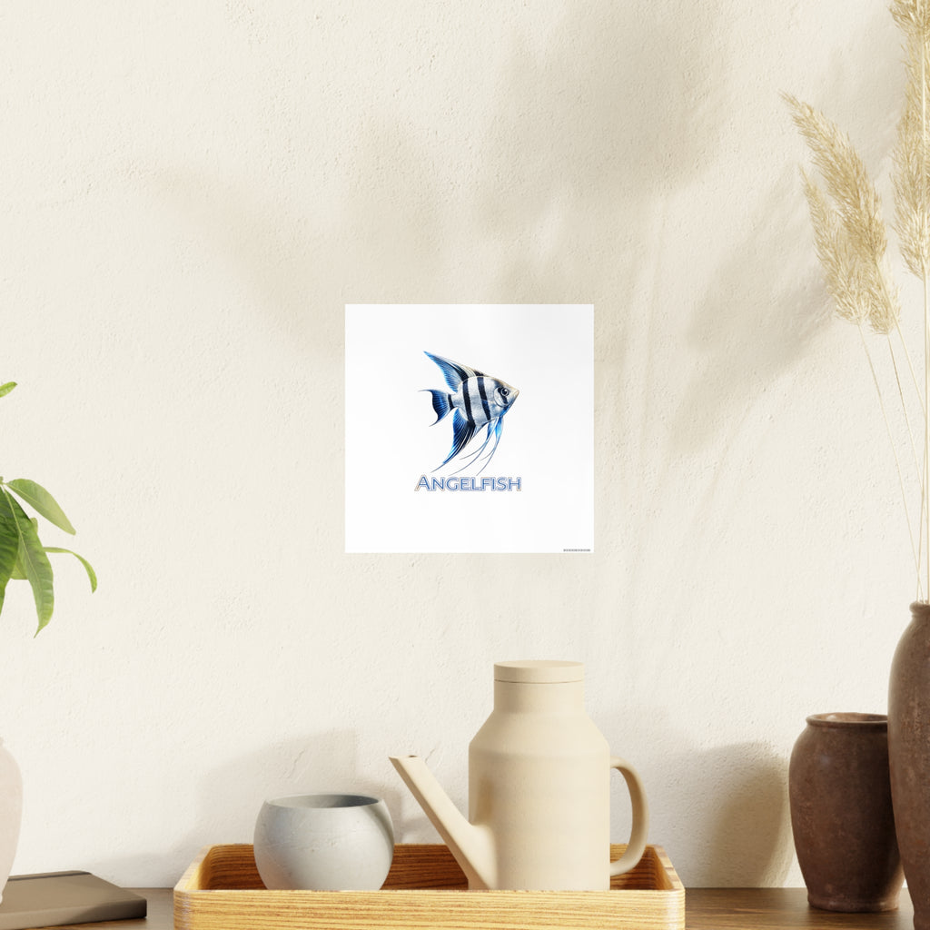 Angelfish – Premium Satin Photo Art Poster