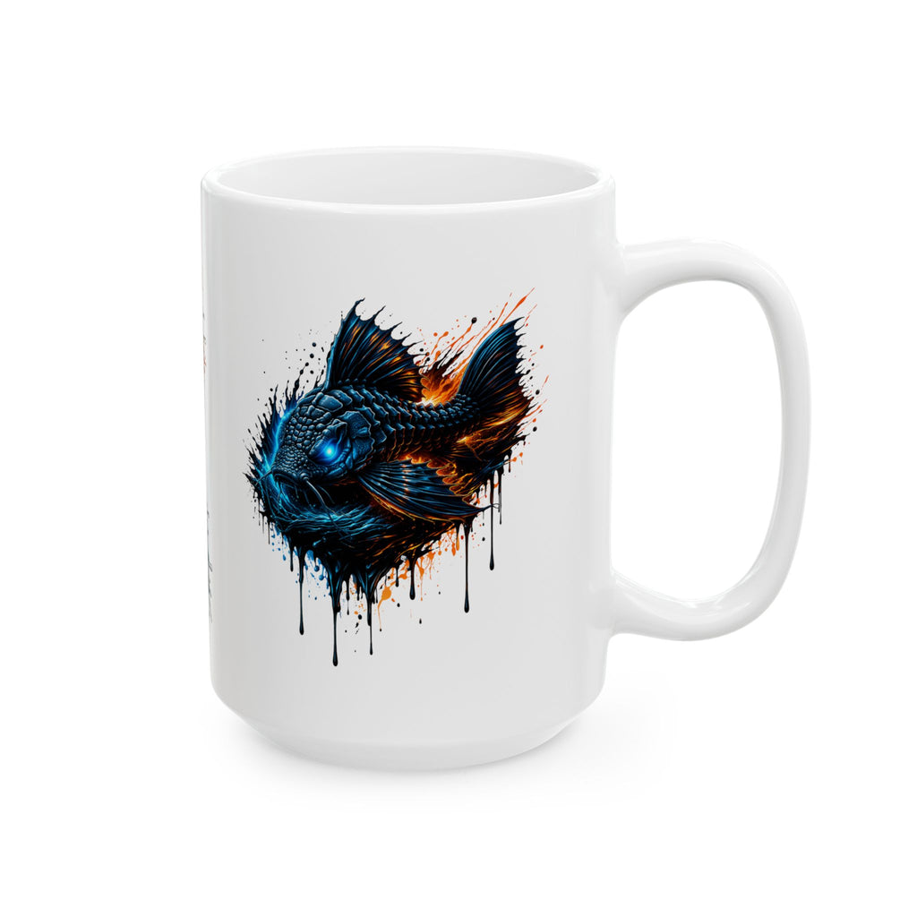 Armored Pleco – Premium "Deep Glow" Ceramic Mug Coffee Cup (11oz/15oz)