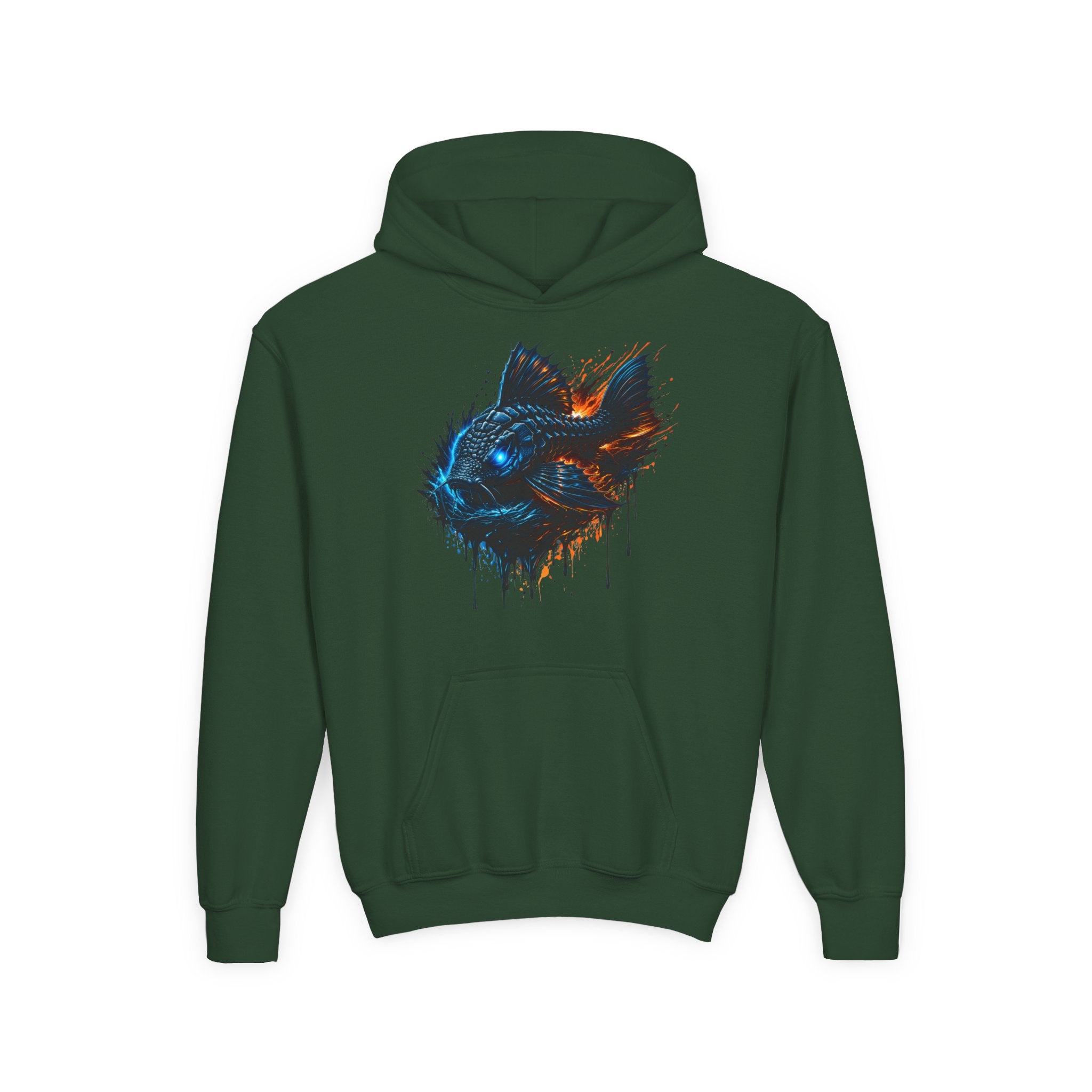 Armored Pleco L-185 – Youth Premium Hooded Sweatshirt