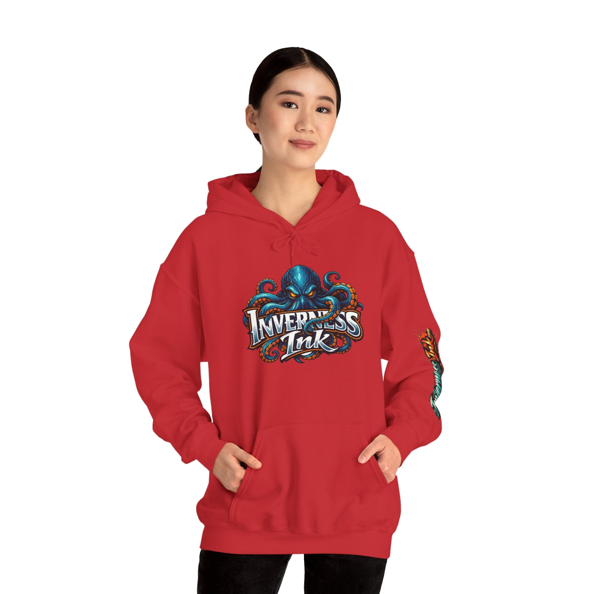 Electric Paint Betta — Artisan Series Hoodie — Inverness Ink Graphic Pullover