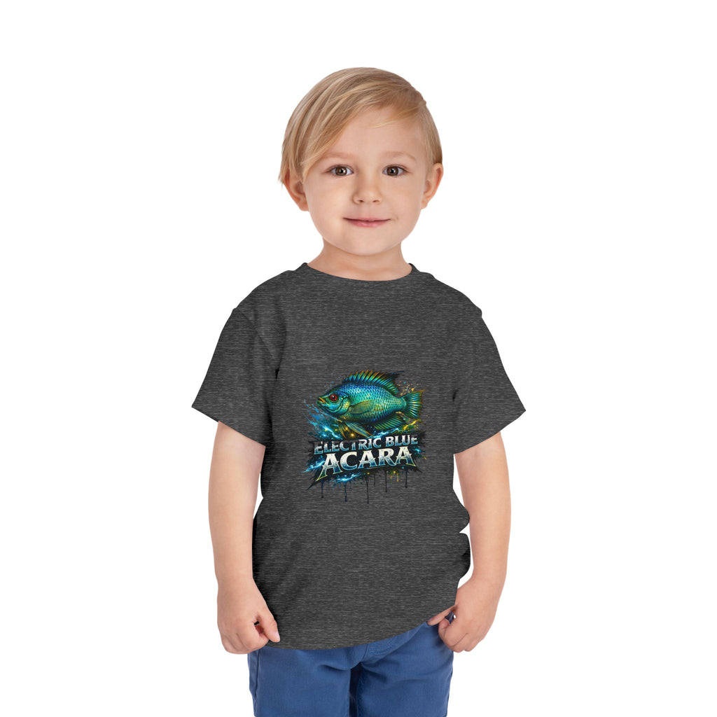 Electric Blue Acara – Toddler Graphic Tee