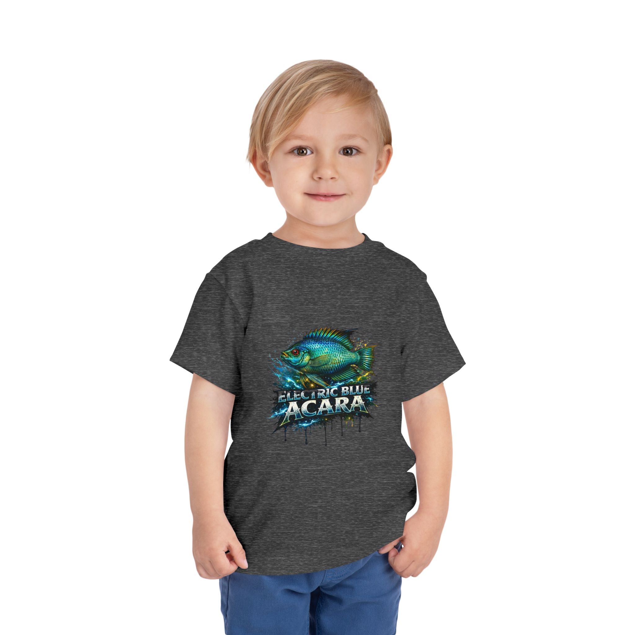 Electric Blue Acara – Toddler Graphic Tee