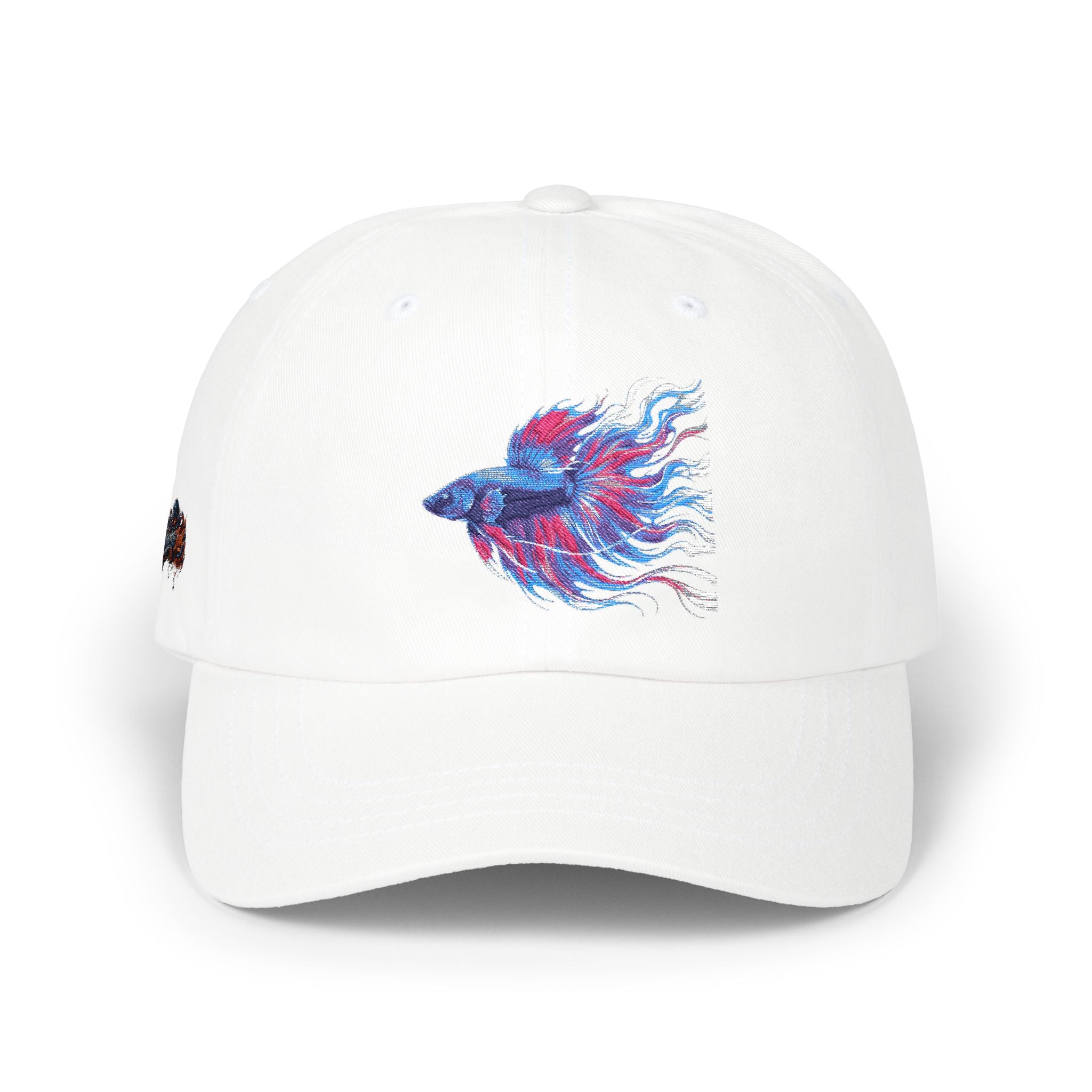 Betta Fish Dad Cap – Embroidered Color Splash Fish Baseball Hat