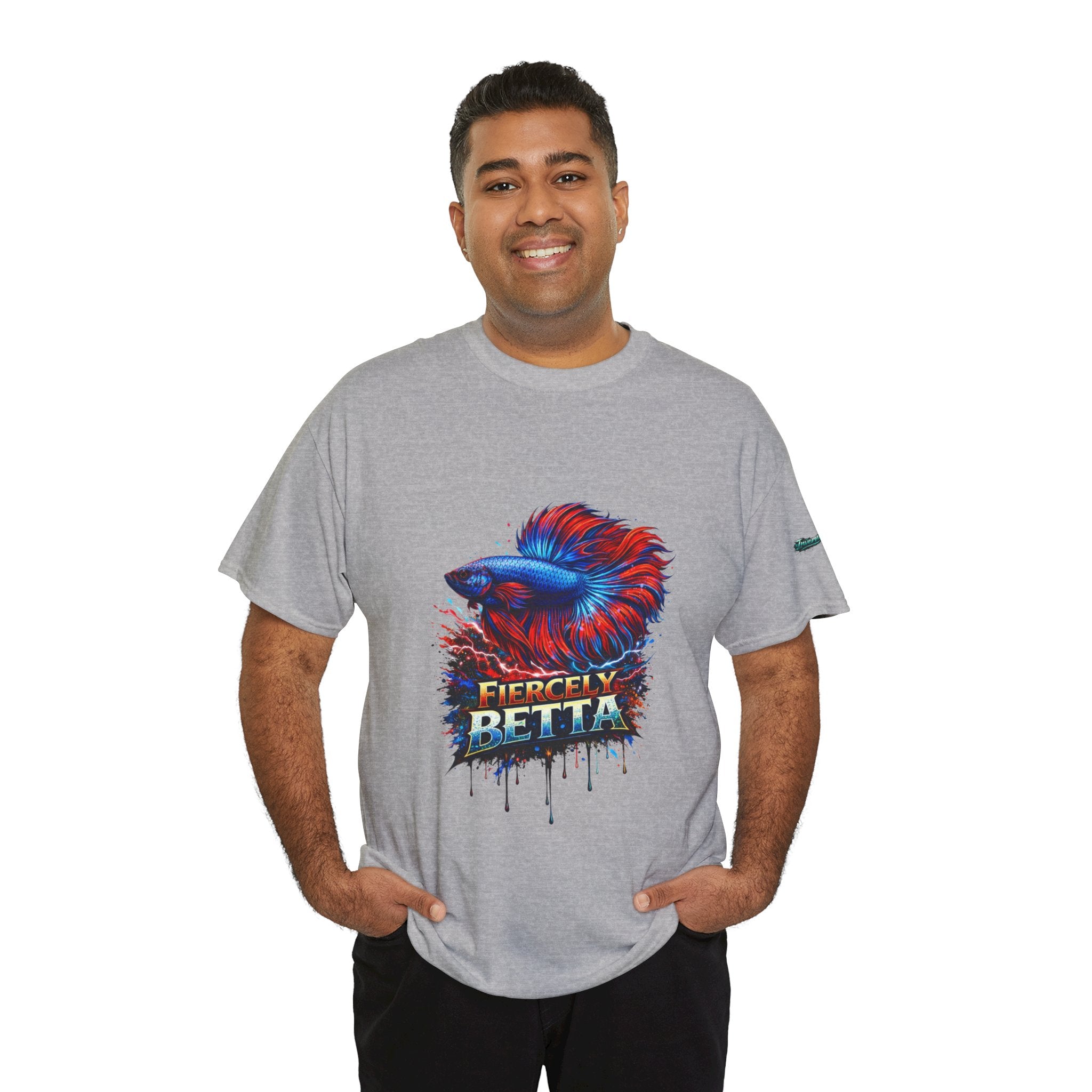 Betta Fish T-Shirt — Fiercely Betta Colorful Aquarium Fish Tee