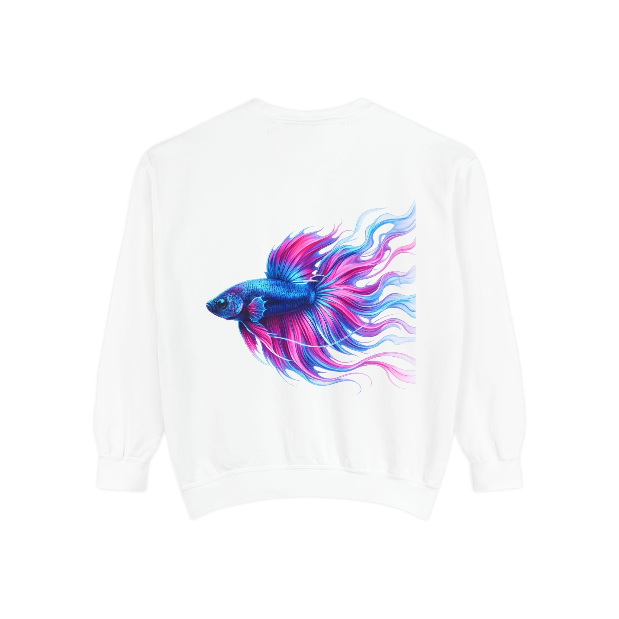 Betta Bliss Sweatshirt — Colorful Betta Fish Graphic Crewneck