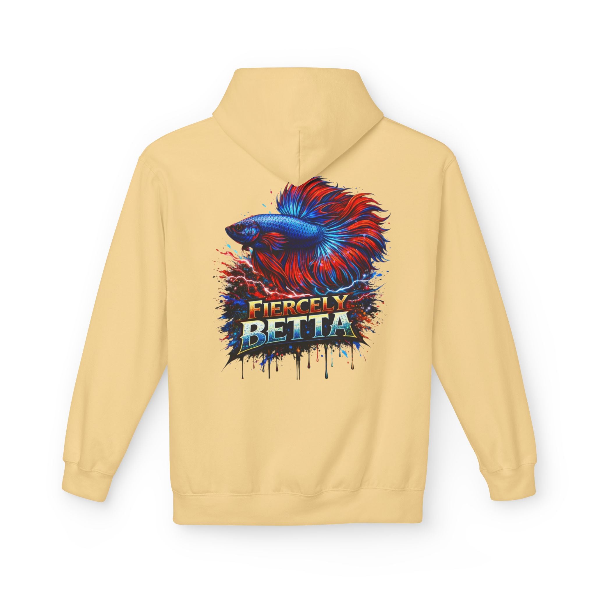 Fiercely Betta Hoodie – Colorful Betta Fish Graphic Pullover
