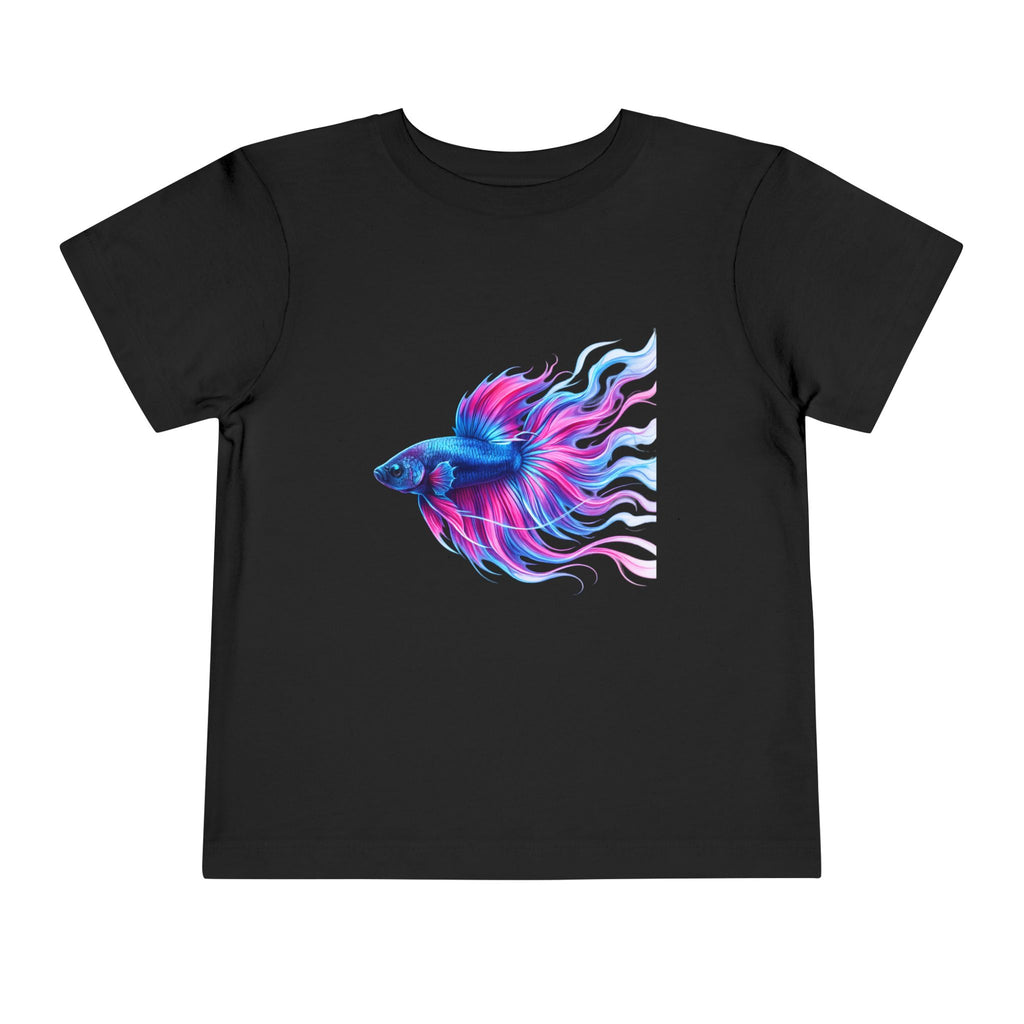 Toddler Tee — Colorful Betta Fish Graphic Kids Shirt