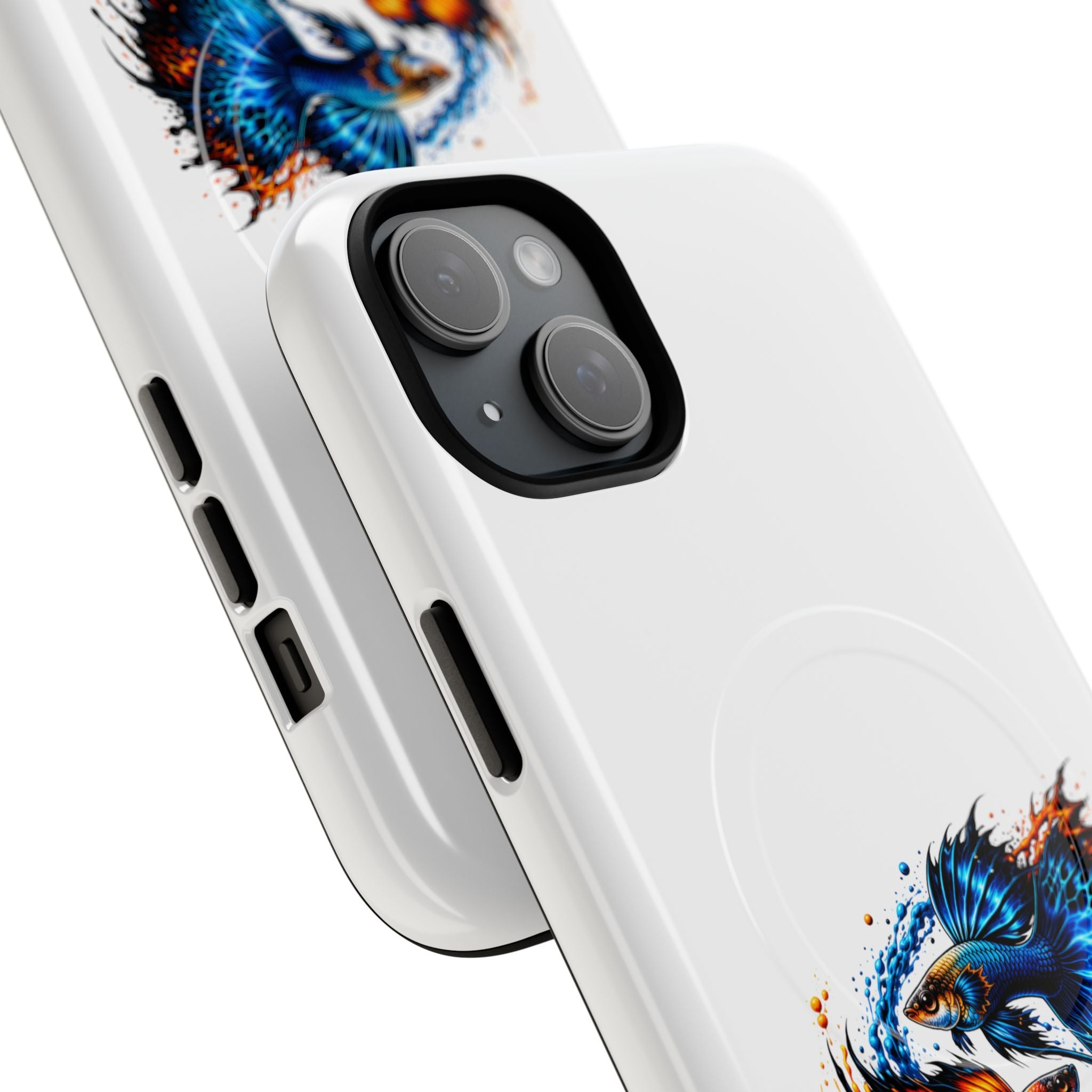 Fire & Ice Guppy – "Neon Flare" Magnetic Impact Case