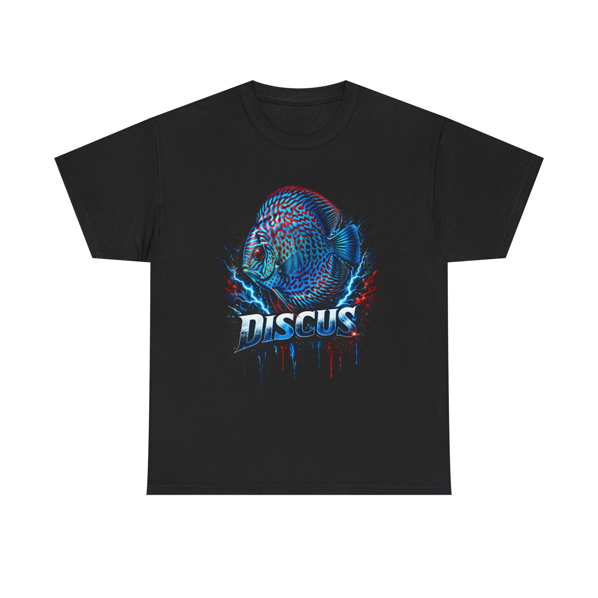 Discus Fish Graphic Tee - Vibrant Aquarium Fish Shirt