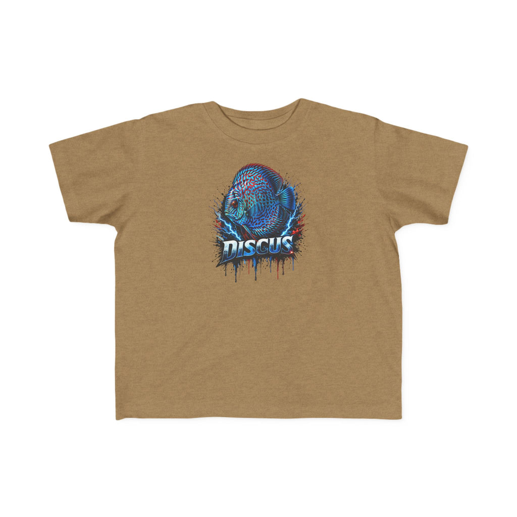 Discus Fish Toddler Tee — Colorful Aquarium Graphic Shirt