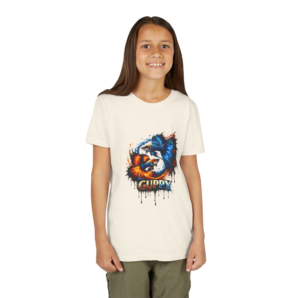 Fire & Ice Guppy – Youth "Neon Flare" Premium Tee