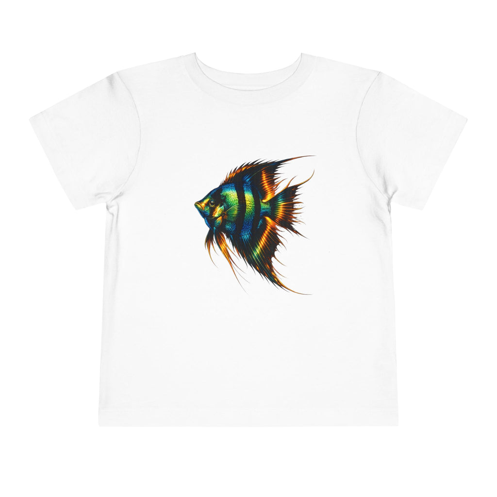 Toddler Tee - Colorful Aquarium Angelfish Graphic Shirt