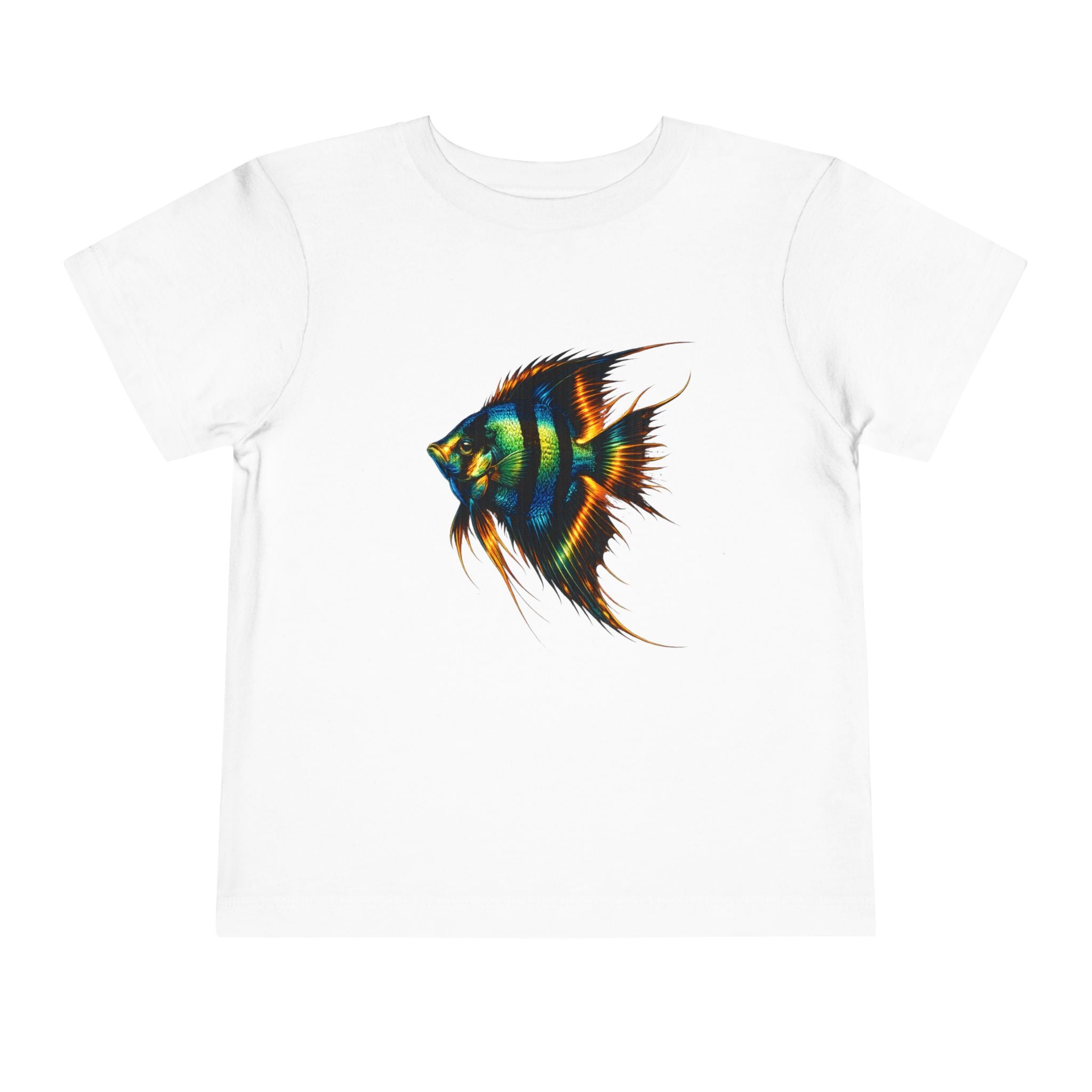 Toddler Tee - Colorful Aquarium Angelfish Graphic Shirt