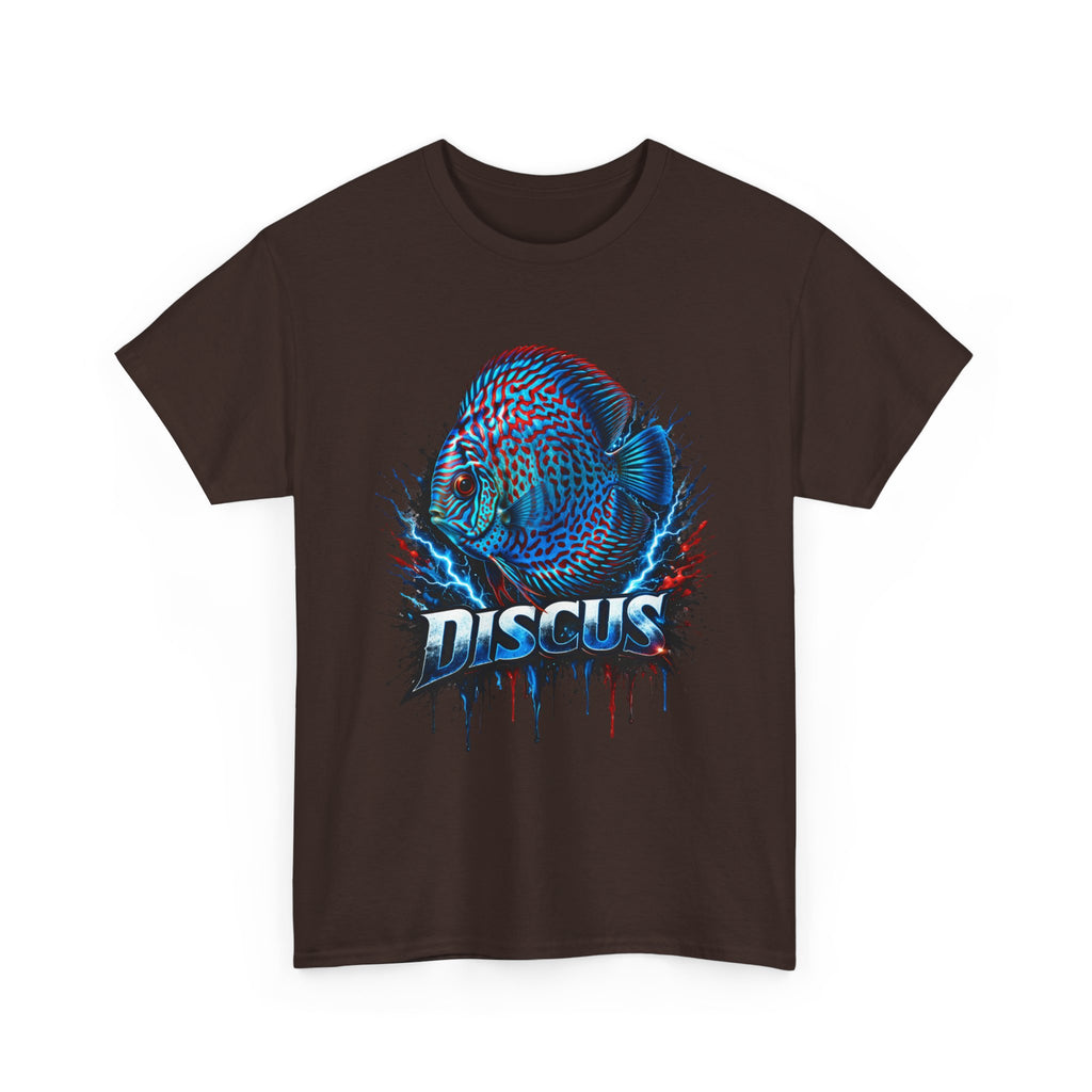 Discus Fish Graphic Tee - Vibrant Aquarium Fish Shirt