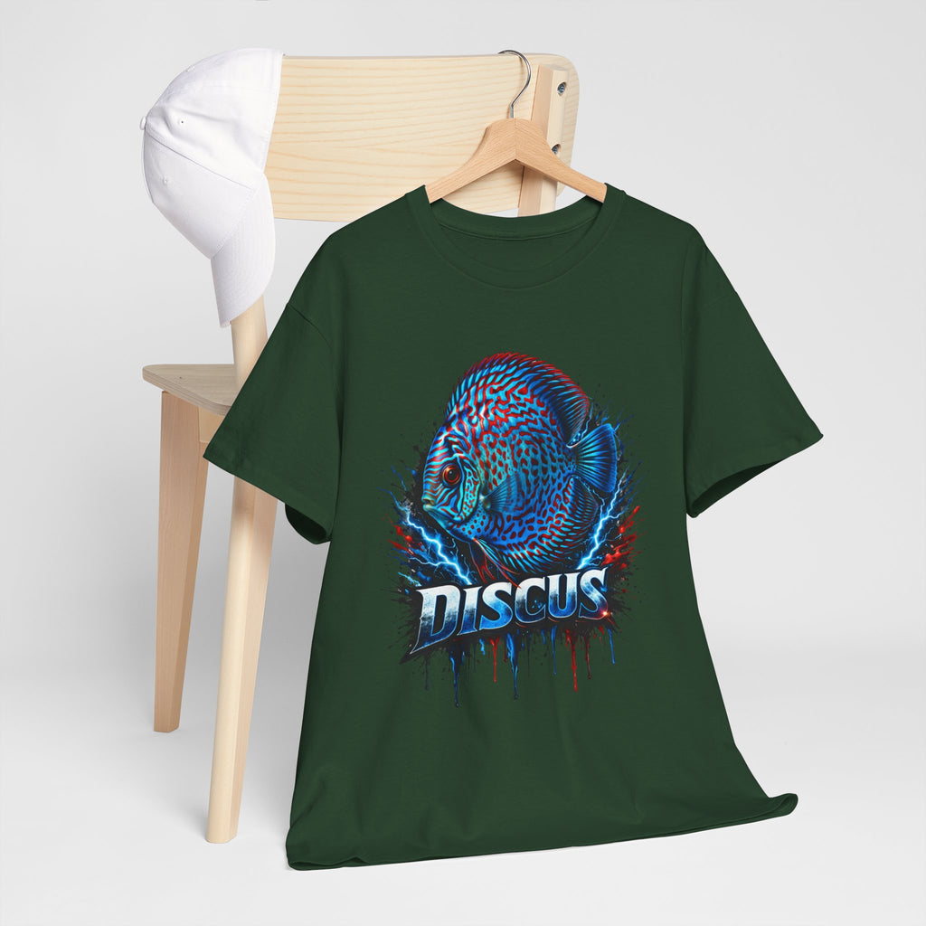 Discus Fish Graphic Tee - Vibrant Aquarium Fish Shirt