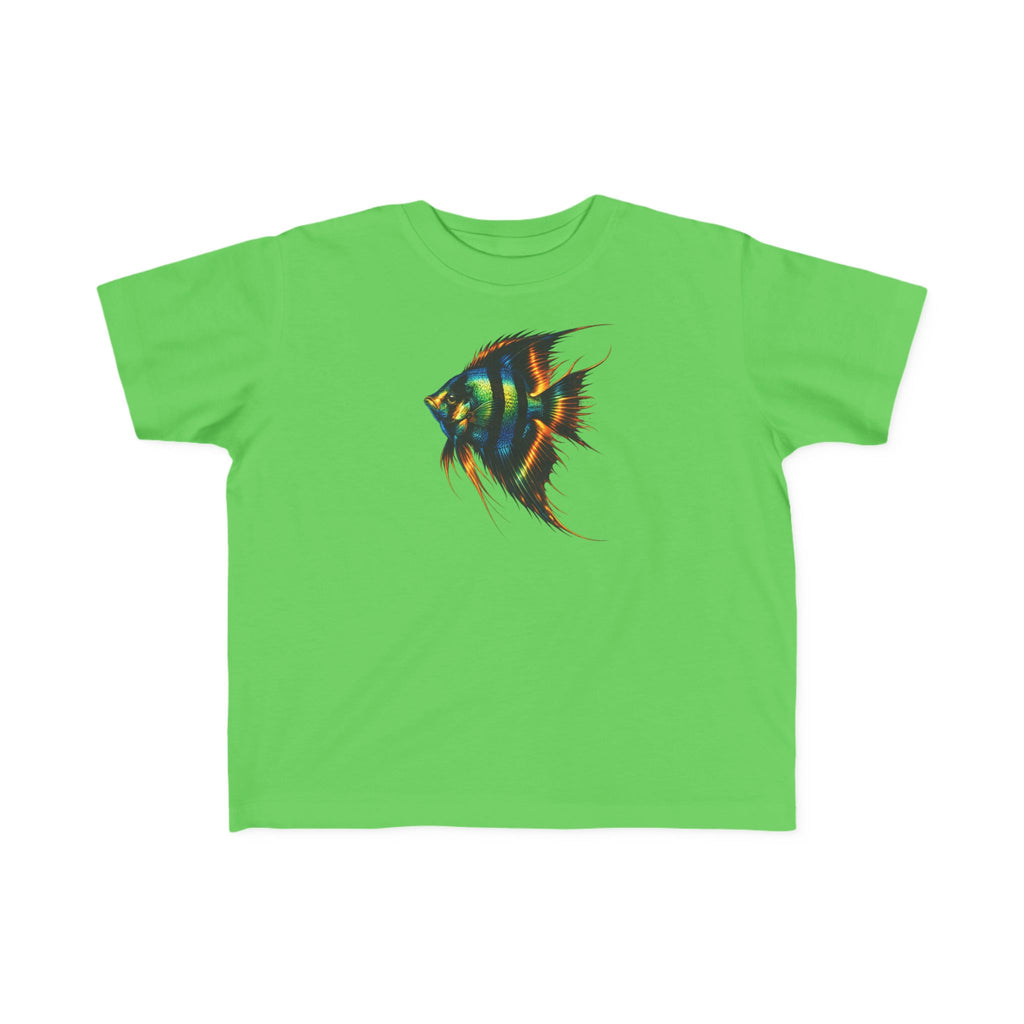Toddler Fish Tee — Colorful Angelfish Graphic Kids Shirt