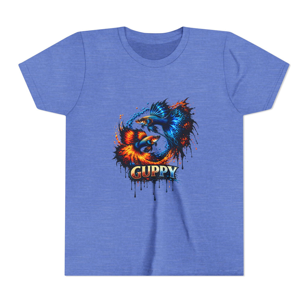 Fire & Ice Guppy – Youth "Neon Flare" Premium Tee