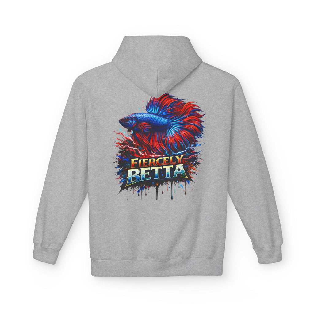 Fiercely Betta Hoodie – Colorful Betta Fish Graphic Pullover