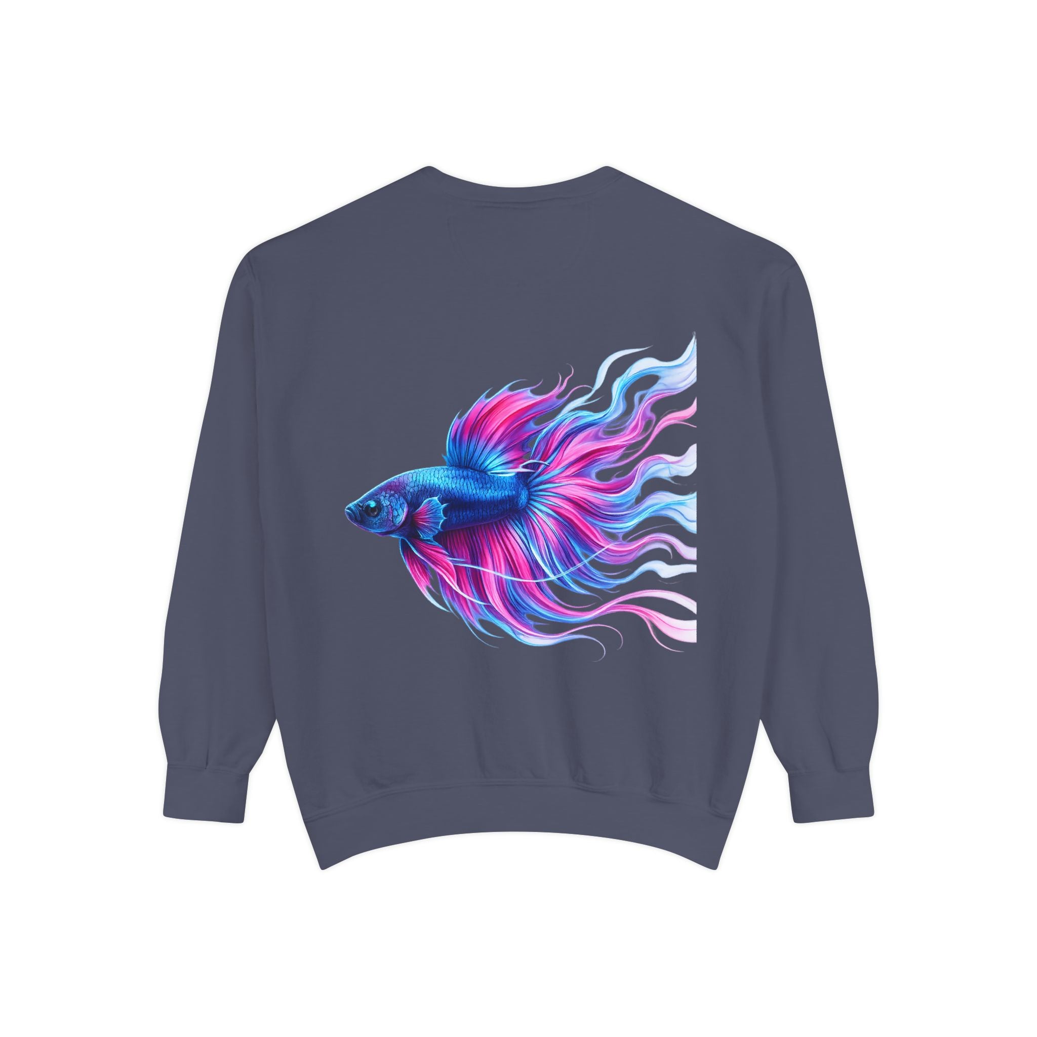 Betta Bliss Sweatshirt — Colorful Betta Fish Graphic Crewneck