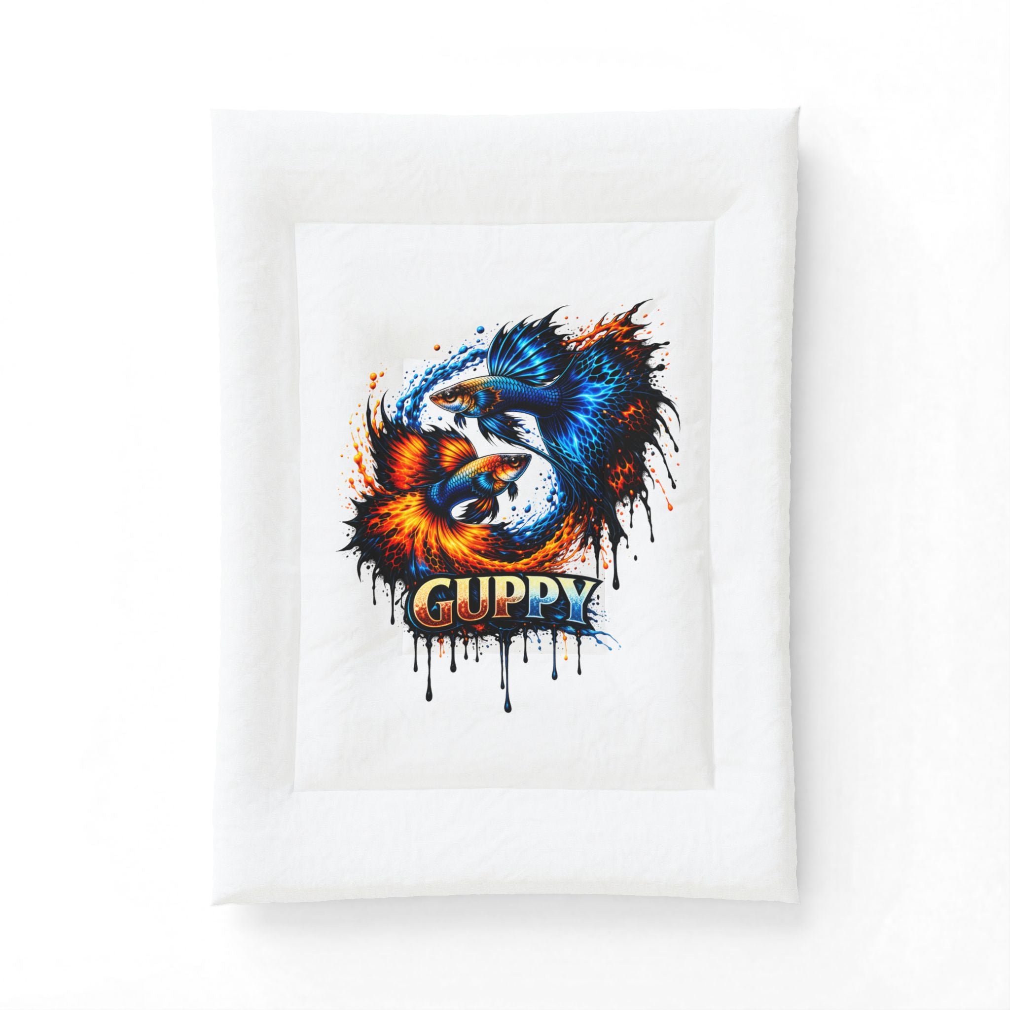 Fire & Ice Guppy – Premium "Infinite Flow" Cotton Comforter