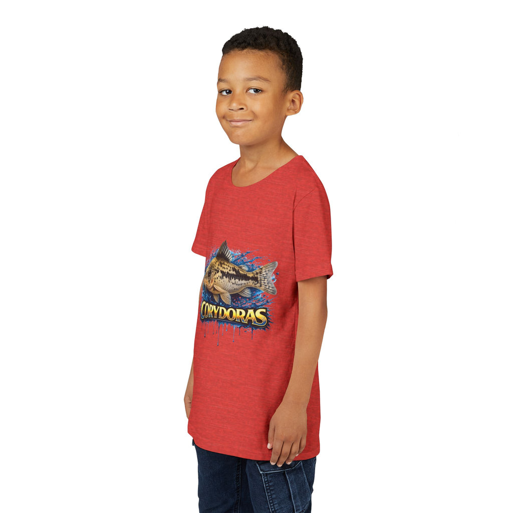 Corydoras Fish Youth Tee – Cute Aquarium Catfish Graphic Shirt