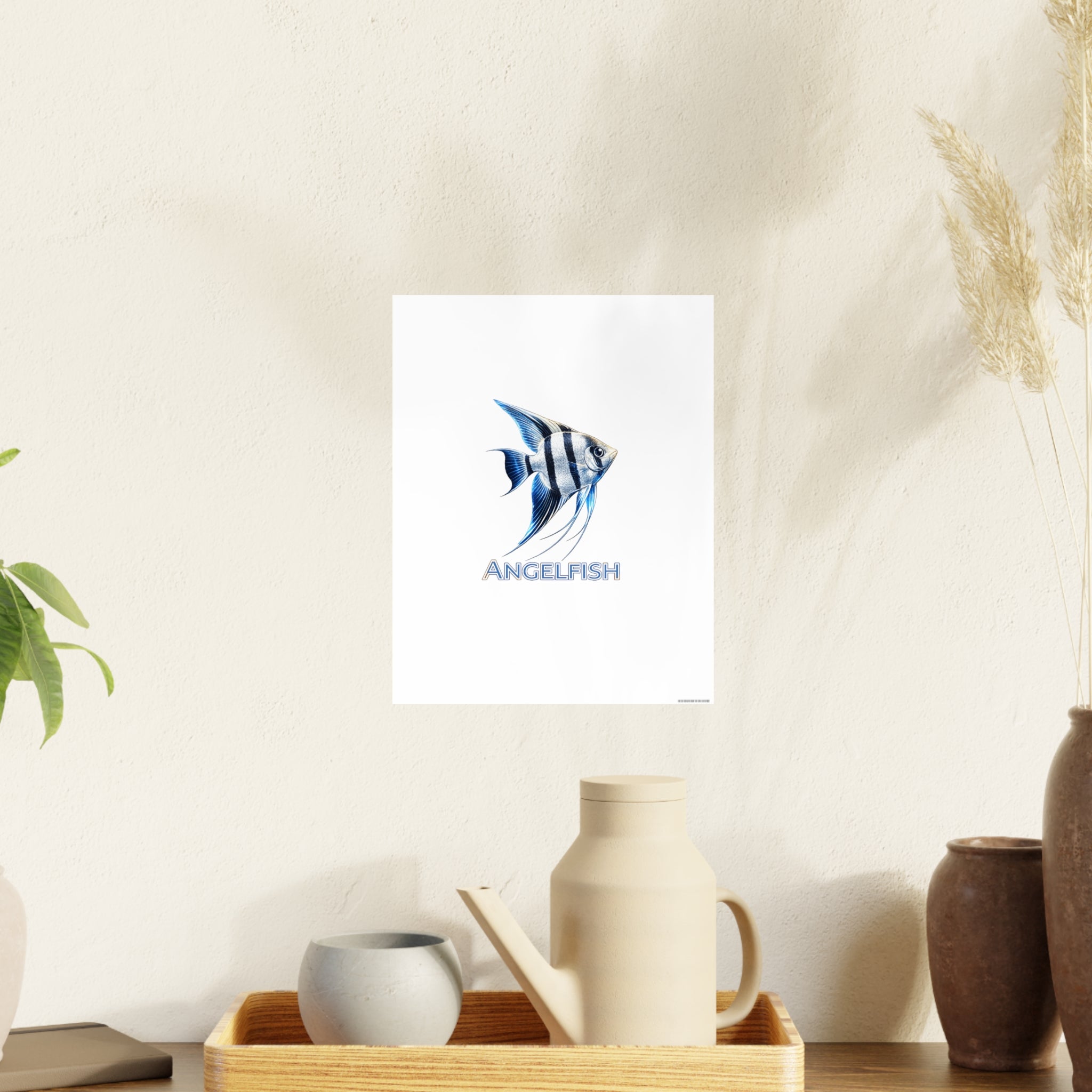 Angelfish – Premium Satin Photo Art Poster