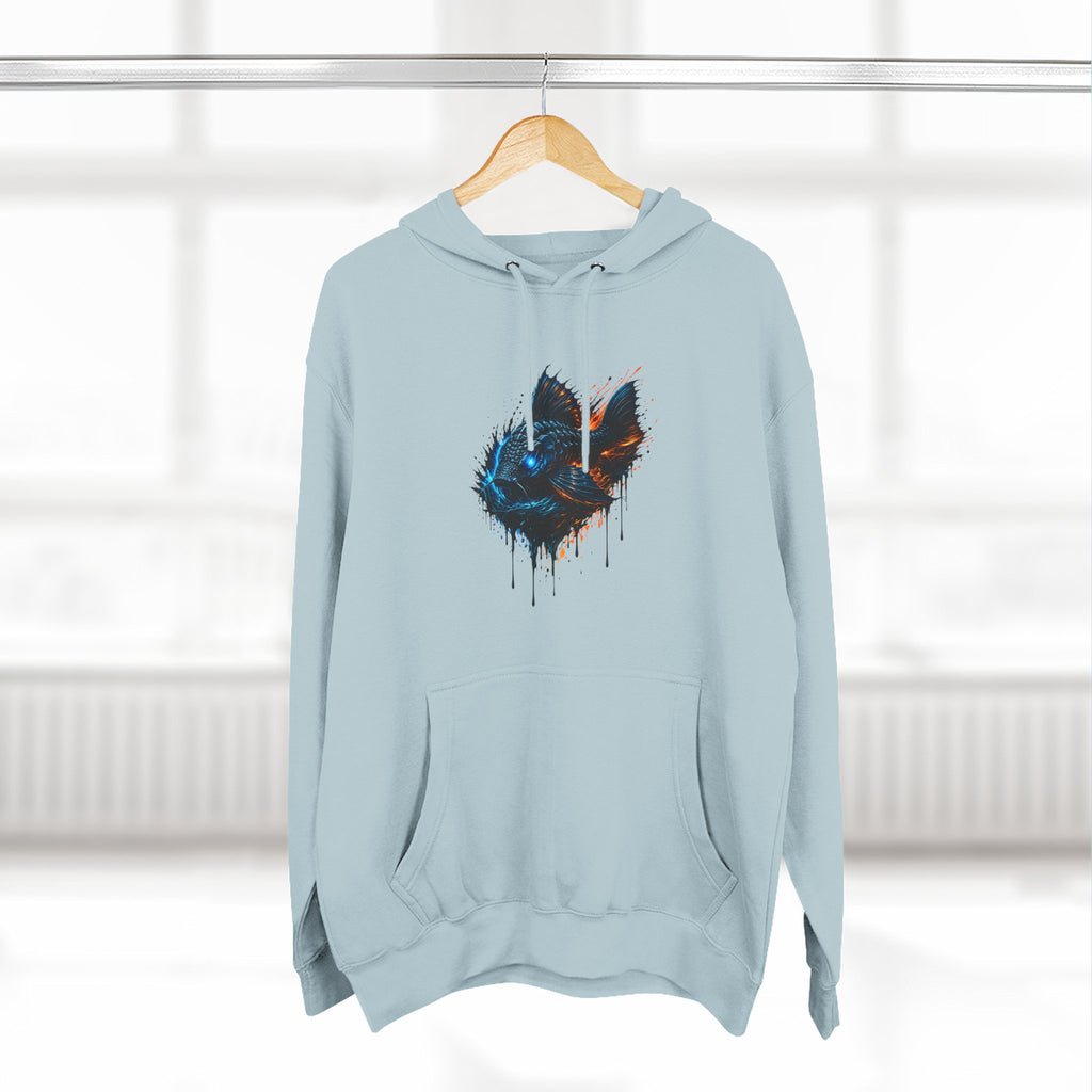 Armored Pleco L-185 – Premium Fleece Hooded Sweatshirt