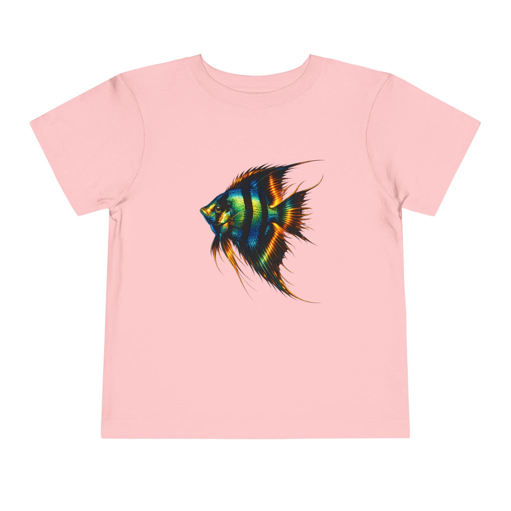Toddler Tee - Colorful Aquarium Angelfish Graphic Shirt